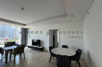 Apartment - 2 Bedrooms - 3 Bathrooms for rent in Lusail Marina Heights - Marina District - Lusail