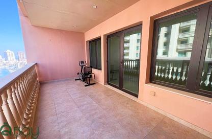 Apartment - 3 Bedrooms - 4 Bathrooms for rent in East Porto Drive - Porto Arabia - The Pearl Island - Doha