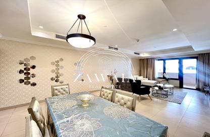 Apartment - 1 Bedroom - 2 Bathrooms for rent in East Porto Drive - Porto Arabia - The Pearl Island - Doha