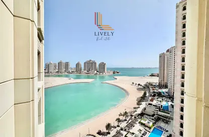 شقة - 1 حمام للايجار في فيفا غرب - فيفا بحرية - جزيرة اللؤلؤة - الدوحة