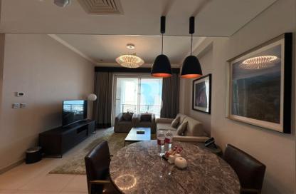 Apartment - 1 Bedroom - 2 Bathrooms for rent in Al Mutahidah Tower - Viva Bahriyah - The Pearl Island - Doha