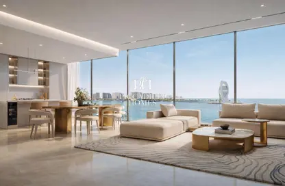 Apartment - 2 Bedrooms - 2 Bathrooms for sale in Les Vagues by Elie Saab - Qetaifan Islands - Lusail