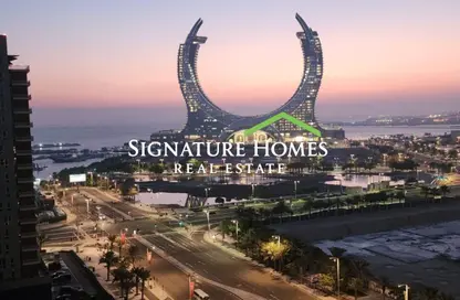 Apartment - 2 Bedrooms - 3 Bathrooms for rent in Burj DAMAC Waterfront - Waterfront Residential - The Waterfront - Lusail