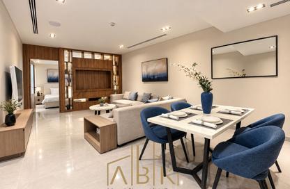 Apartment - Studio - 1 for rent in Lusail Marina Heights - Marina District - Lusail