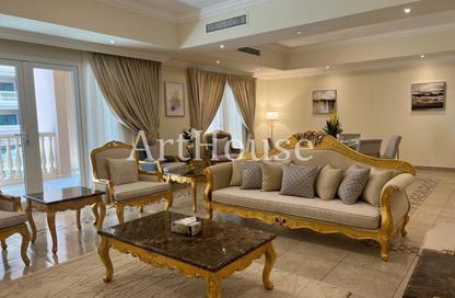 Apartment - 2 Bedrooms - 3 Bathrooms for rent in West Porto Drive - Porto Arabia - The Pearl Island - Doha