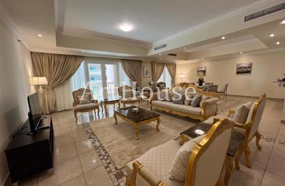 Apartment - 2 Bedrooms - 3 Bathrooms for rent in West Porto Drive - Porto Arabia - The Pearl Island - Doha