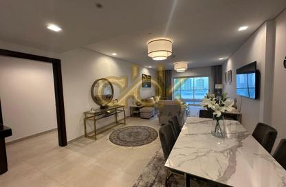 Apartment - 1 Bedroom - 2 Bathrooms for rent in Al Mutahidah Tower - Viva Bahriyah - The Pearl Island - Doha