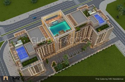 Apartment - 1 Bedroom - 2 Bathrooms for sale in The Gate by MK Residence - Fox Hills - Lusail