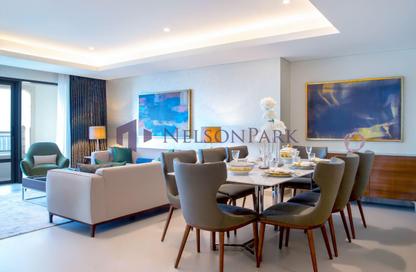Apartment - 3 Bedrooms - 5 Bathrooms for rent in Abraj Bay - Abraj Quartiers - The Pearl Island - Doha Apartment - 3 Bedrooms - 5 Bathrooms for rent in Abraj Bay - Abraj Quartiers - The Pearl Island - Doha