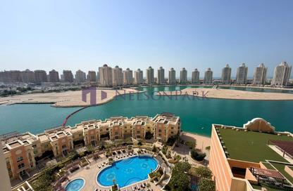 Apartment - 2 Bedrooms - 3 Bathrooms for rent in Viva East - Viva Bahriyah - The Pearl Island - Doha Apartment - 2 Bedrooms - 3 Bathrooms for rent in Viva East - Viva Bahriyah - The Pearl Island - Doha