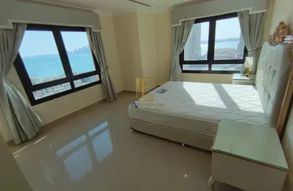 شقة - 3 غرف نوم - 4 حمامات للايجار في طريق بورتو الغربي - بورتو أرابيا - جزيرة اللؤلؤة - الدوحة