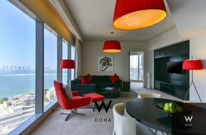 Apartment - 1 Bedroom - 1 Bathroom for rent in West Bay Tower - West Bay - West Bay - Doha