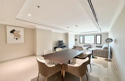 شقة - 2 غرف نوم - 2 حمامات للايجار في طريق بورتو الشرقي - بورتو أرابيا - جزيرة اللؤلؤة - الدوحة