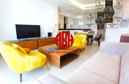 Apartment - 1 Bedroom - 2 Bathrooms for rent in Lusail Marina Heights - Marina District - Lusail