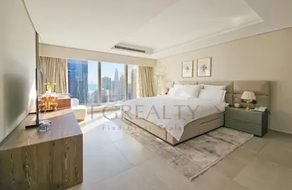 شقة - غرفة نوم - 1 حمام للايجار في برج وست باي - الخليج الجنوبي - الخليج الغربي - الدوحة