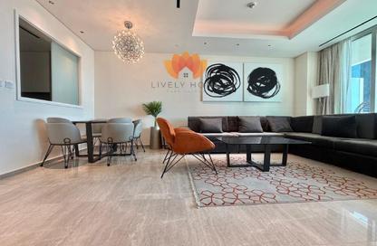 Apartment - 1 Bedroom - 2 Bathrooms for rent in Lusail Marina Heights - Marina District - Lusail