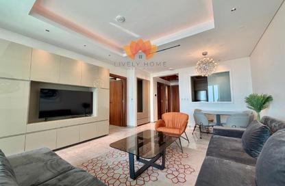 Apartment - 1 Bedroom - 2 Bathrooms for rent in Lusail Marina Heights - Marina District - Lusail