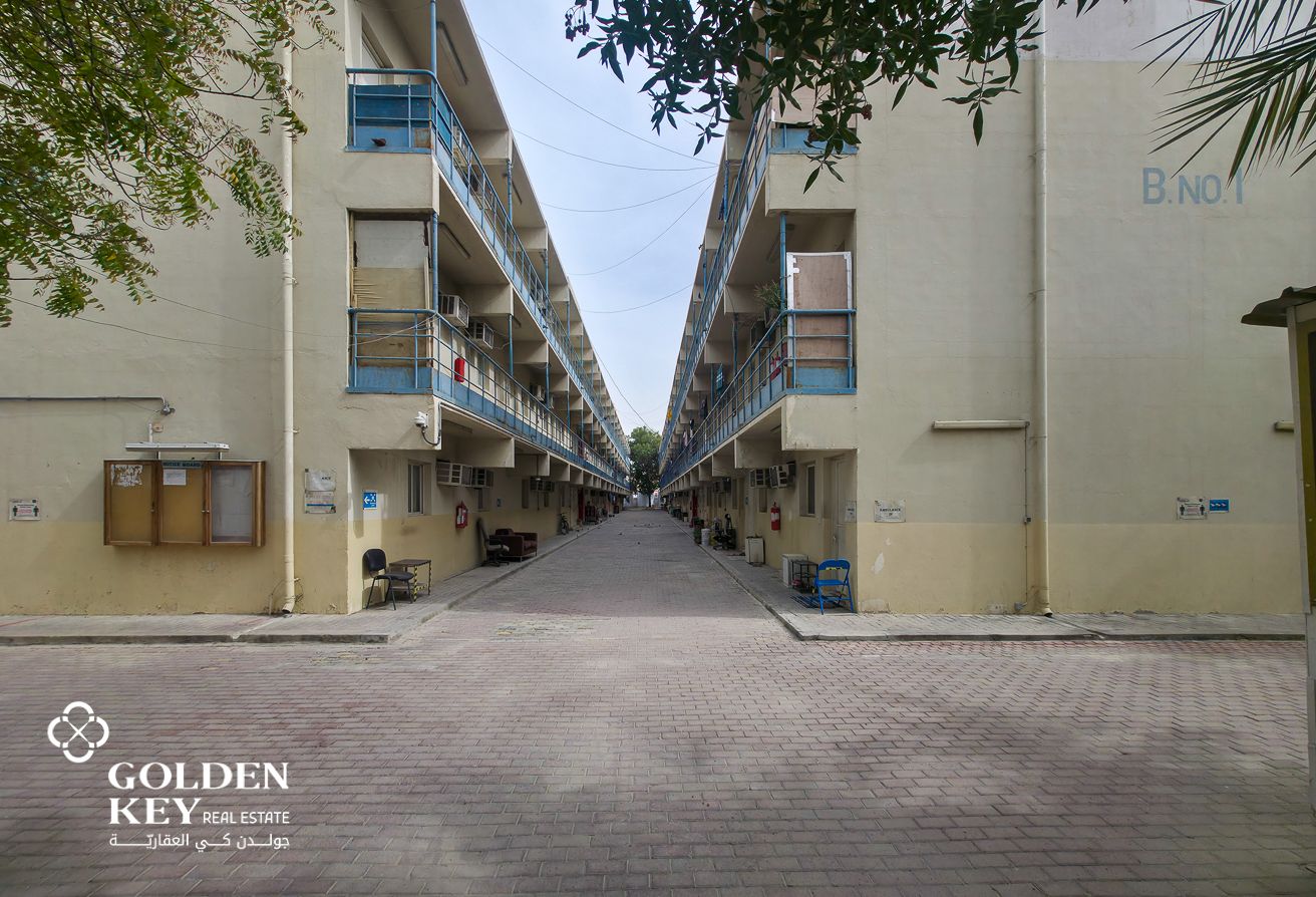 Well-Maintained Labor Camp in Industrial Area