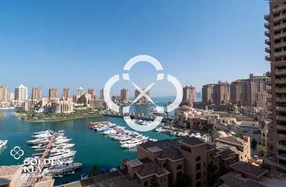Apartment - 2 Bedrooms - 3 Bathrooms for sale in East Porto Drive - Porto Arabia - The Pearl Island - Doha