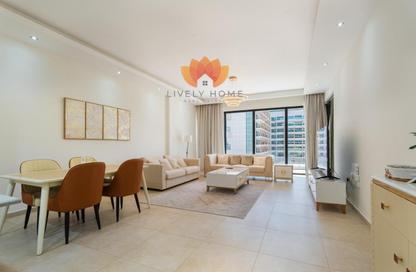 Apartment - 1 Bedroom - 1 Bathroom for rent in Lusail Marina Heights - Marina District - Lusail