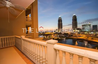 شقة - غرفة نوم - 2 حمامات للايجار في طريق بورتو الشرقي - بورتو أرابيا - جزيرة اللؤلؤة - الدوحة