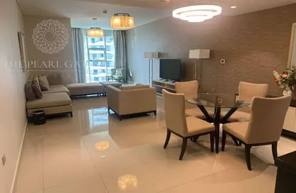 شقة - 2 غرف نوم - 3 حمامات للايجار في لوسيل ريسيدينس - منطقة المارينا - الوسيل