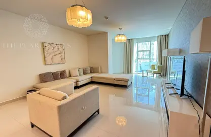 شقة - 2 غرف نوم - 3 حمامات للايجار في لوسيل ريسيدينس - منطقة المارينا - الوسيل