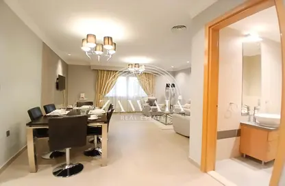 Hotel Apartments - 2 Bedrooms - 2 Bathrooms for rent in Al Sadd Road - Al Sadd - Doha