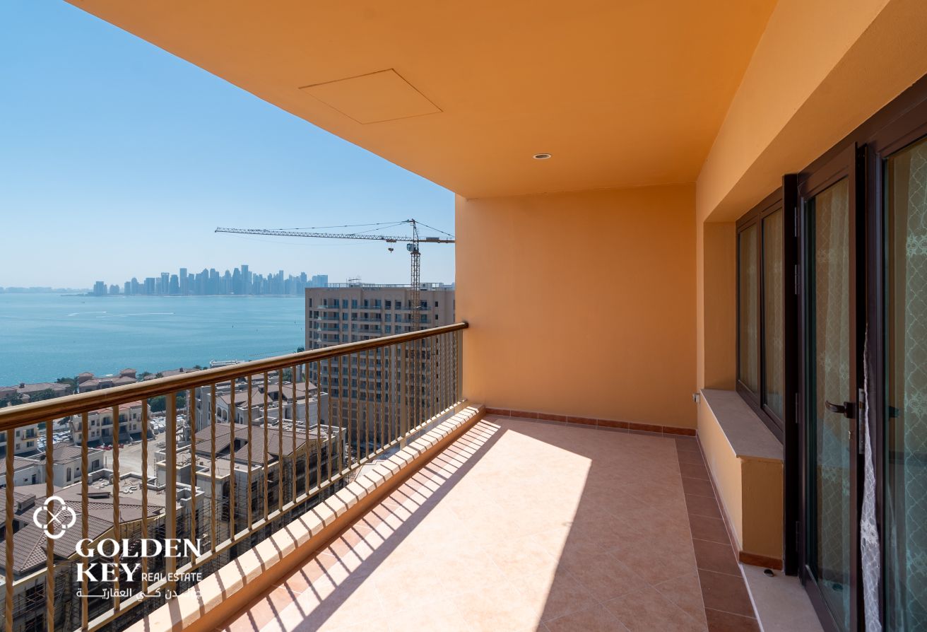 Sea View | Fully Furnished 3BR | Porto Arabia