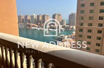 Apartment - 1 Bedroom - 2 Bathrooms for rent in Two Porto Arabia - Porto Arabia - The Pearl Island - Doha