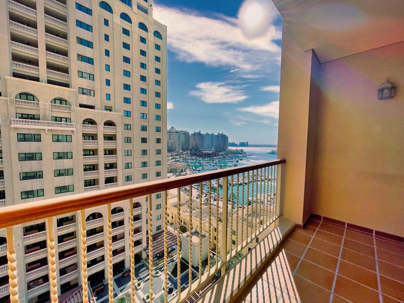 Serene Marina-View 1 Bedroom Oasis in Porto Arabia