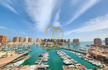 Apartment - 2 Bedrooms - 3 Bathrooms for rent in East Porto Drive - Porto Arabia - The Pearl Island - Doha