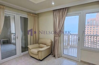 Apartment - 2 Bedrooms - 3 Bathrooms for rent in East Porto Drive - Porto Arabia - The Pearl Island - Doha