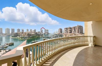 Apartment - 3 Bedrooms - 4 Bathrooms for sale in West Porto Drive - Porto Arabia - The Pearl Island - Doha