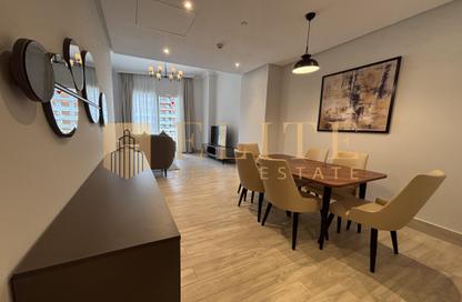 Apartment - 2 Bedrooms - 3 Bathrooms for rent in Lusail Marina Heights - Marina District - Lusail