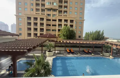 شقة - غرفة نوم - 2 حمامات للايجار في طريق بورتو الغربي - بورتو أرابيا - جزيرة اللؤلؤة - الدوحة