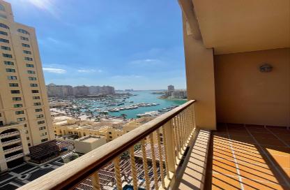 Apartment - 1 Bedroom - 2 Bathrooms for rent in East Porto Drive - Porto Arabia - The Pearl Island - Doha
