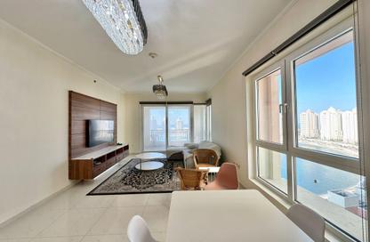 Apartment - 2 Bedrooms - 3 Bathrooms for rent in Viva West - Viva Bahriyah - The Pearl Island - Doha