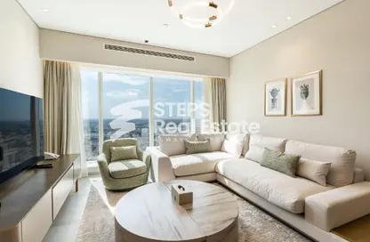 شقة - غرفة نوم - 2 حمامات للايجار في ٣٥ ويست باي - الخليج الغربي - الدوحة