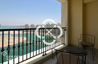 Apartment - 1 - 2 for rent in Viva East - Viva Bahriyah - The Pearl Island - Doha