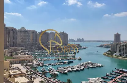 Apartment - 1 Bedroom - 2 Bathrooms for rent in East Porto Drive - Porto Arabia - The Pearl Island - Doha