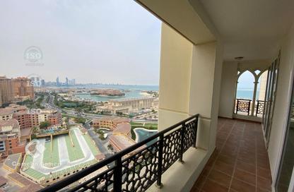 Apartment - 2 Bedrooms - 3 Bathrooms for rent in Viva West - Viva Bahriyah - The Pearl Island - Doha