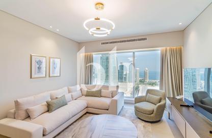 Apartment - 1 Bedroom - 2 Bathrooms for rent in West Bay Tower - West Bay - West Bay - Doha