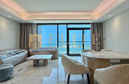 Apartment - 2 Bedrooms - 3 Bathrooms for rent in Lusail Residence - Marina District - Lusail