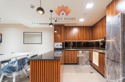 Apartment - Studio - 1 for rent in Lusail Marina Heights - Marina District - Lusail