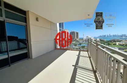 شقة - 3 غرف نوم - 4 حمامات للايجار في ابراج باي - منطقة الأبراج - جزيرة اللؤلؤة - الدوحة