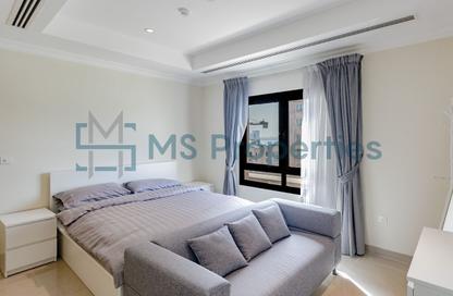 Apartment - 1 Bedroom - 2 Bathrooms for rent in East Porto Drive - Porto Arabia - The Pearl Island - Doha