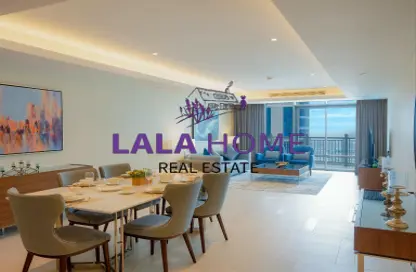 Apartment - 1 Bedroom - 2 Bathrooms for rent in Abraj Bay - Abraj Quartiers - The Pearl Island - Doha