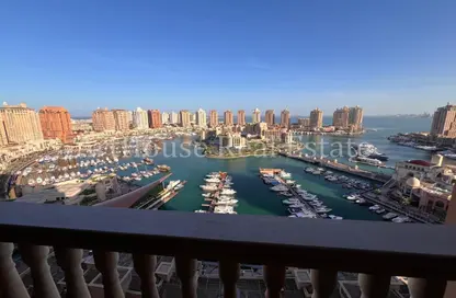 Apartment - 2 Bedrooms - 3 Bathrooms for rent in West Porto Drive - Porto Arabia - The Pearl Island - Doha
