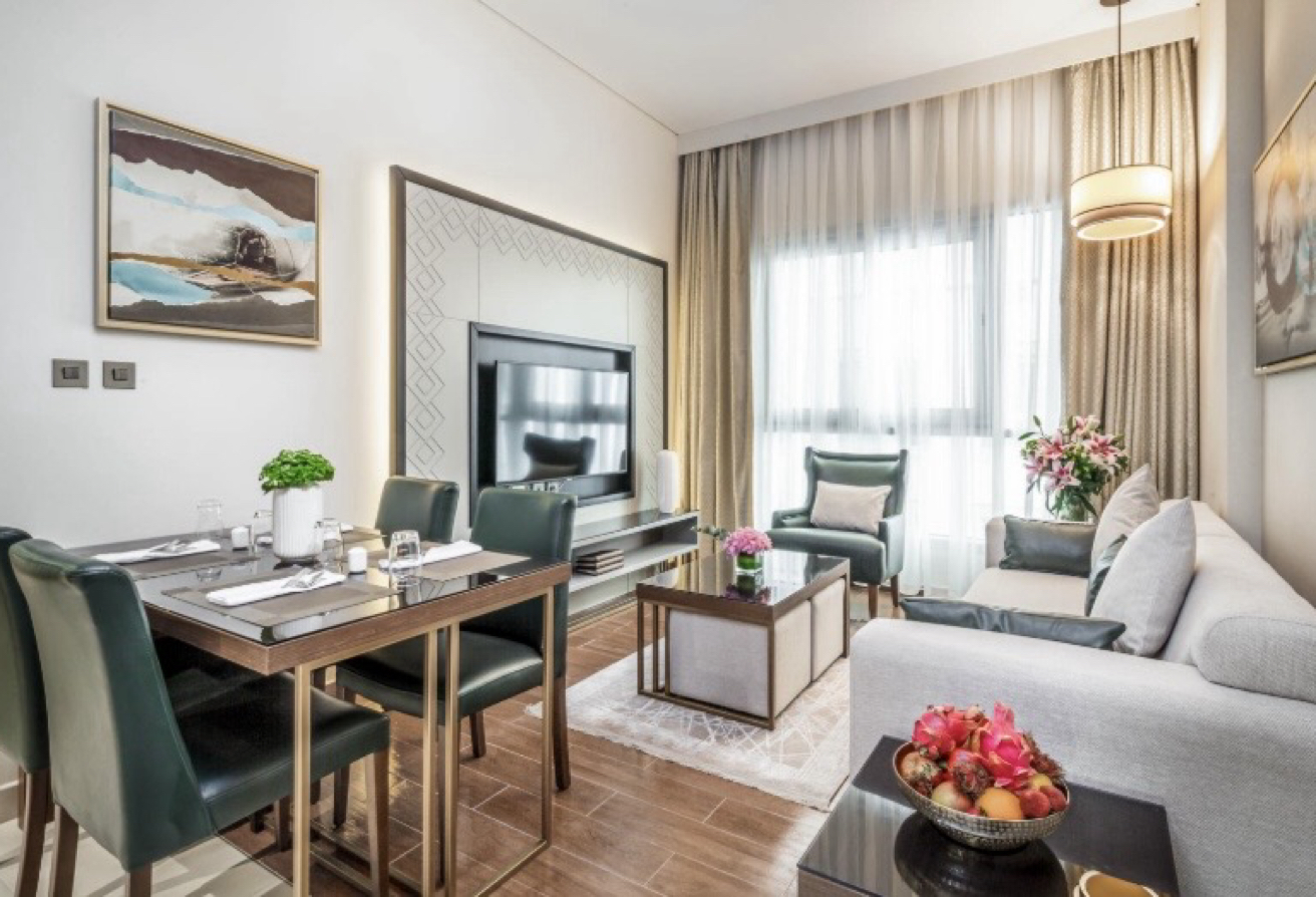 Serviced 1-BR Hotel Apartment for Rent in Al Sadd